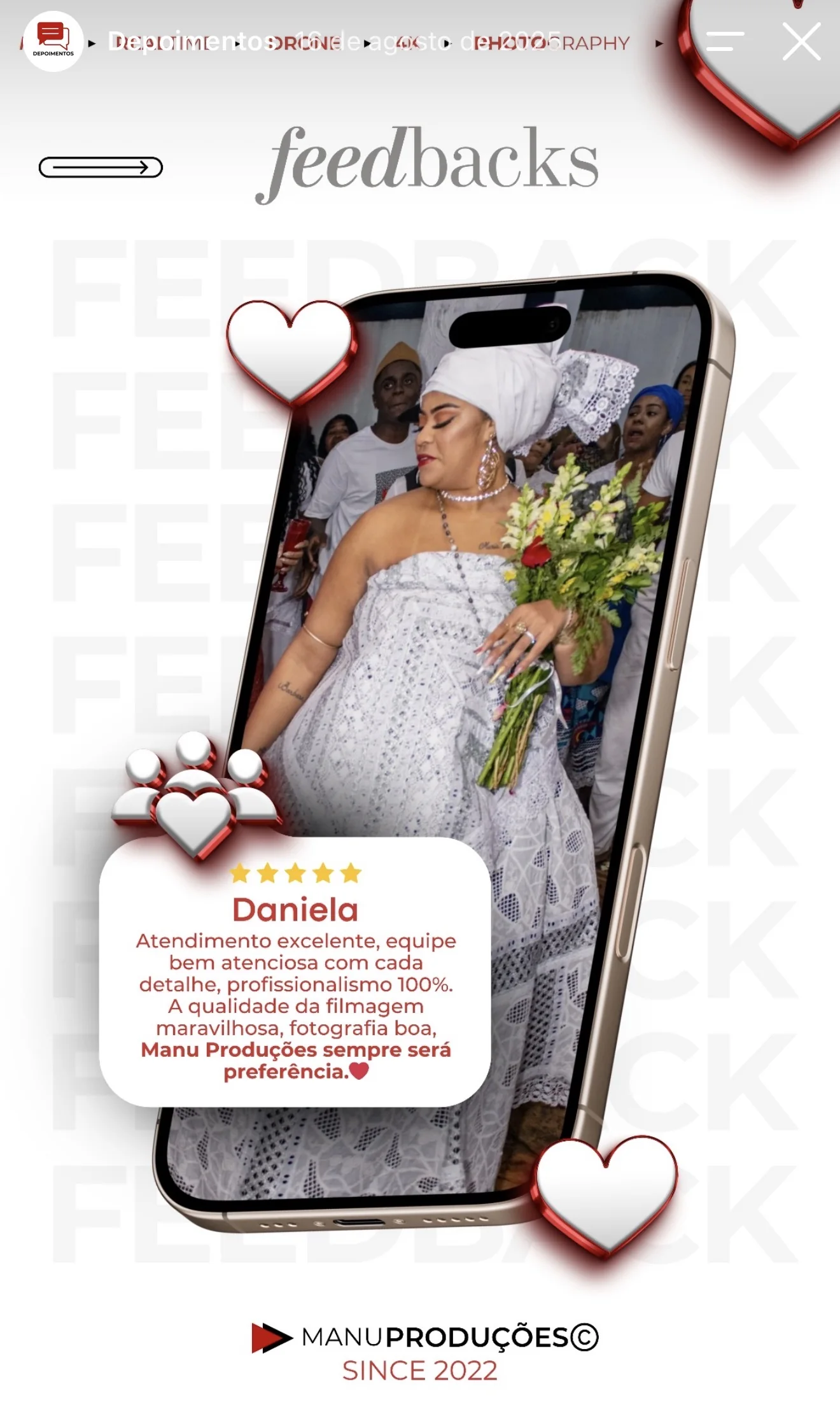 Depoimento de Daniela